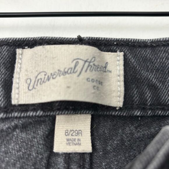 Universal Thread Gray Vintage Straight Jeans Size 8 - Picture 2 of 5